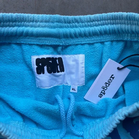 Light Blue Sp5der Sweatpants